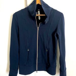Navy Lululemon zip hoodie